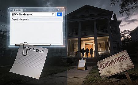 “Ghost” Notice to Vacate and “Renovations” Pretext Email