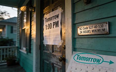 Short Notice Inspection or a Fine