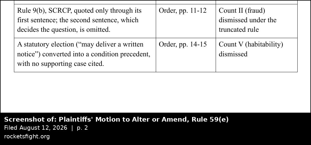 Screenshot of the record the Order collides with